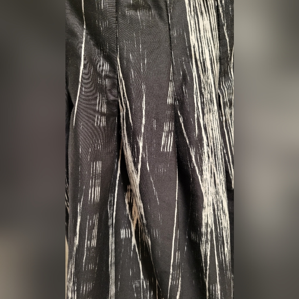 Calvin Klein Black and White Midi Dress - Picture 5 of 5